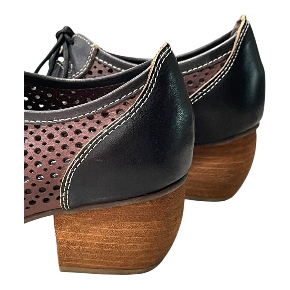 L’Artiste by Spring Step “Gabriel” Leather Oxford Heels – Size 9 Whimsigoth Boho - Picture 7 of 10